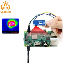 라즈베리 파이 MLX90640 IR 어레이 열화상 카메라, 아두이노, ESP32, STM32 용, 32 × 24 픽셀, 110 ° FOV