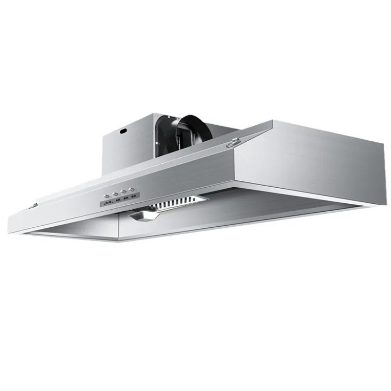 Commercial range hoods with high suction power and dual motors for restaurants, household kitchens, smoke hoods, firewood stoves