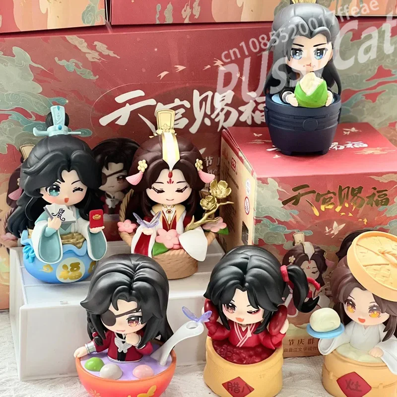 Tian Guan Ci Fu Xie Lian Hua Cheng Heaven Official Blessing Festival Group Figure Model Anime Toys Action Figures Girl Boy Gifts