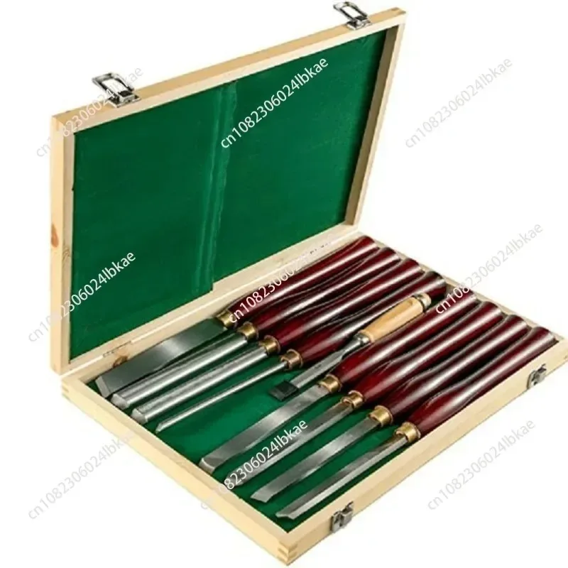 

5pcs/set Lathe Chisel Set Woodworking Turning Tool set HSS High Speed Steel Semicircle Knife Hand-held Wooden Turning Tool home
