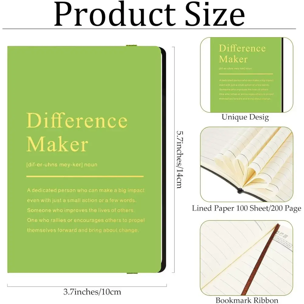 대량 A6 가죽 저널 - 여성, 팀 및 직원 감사 선물용 영감 노트 36개 세트