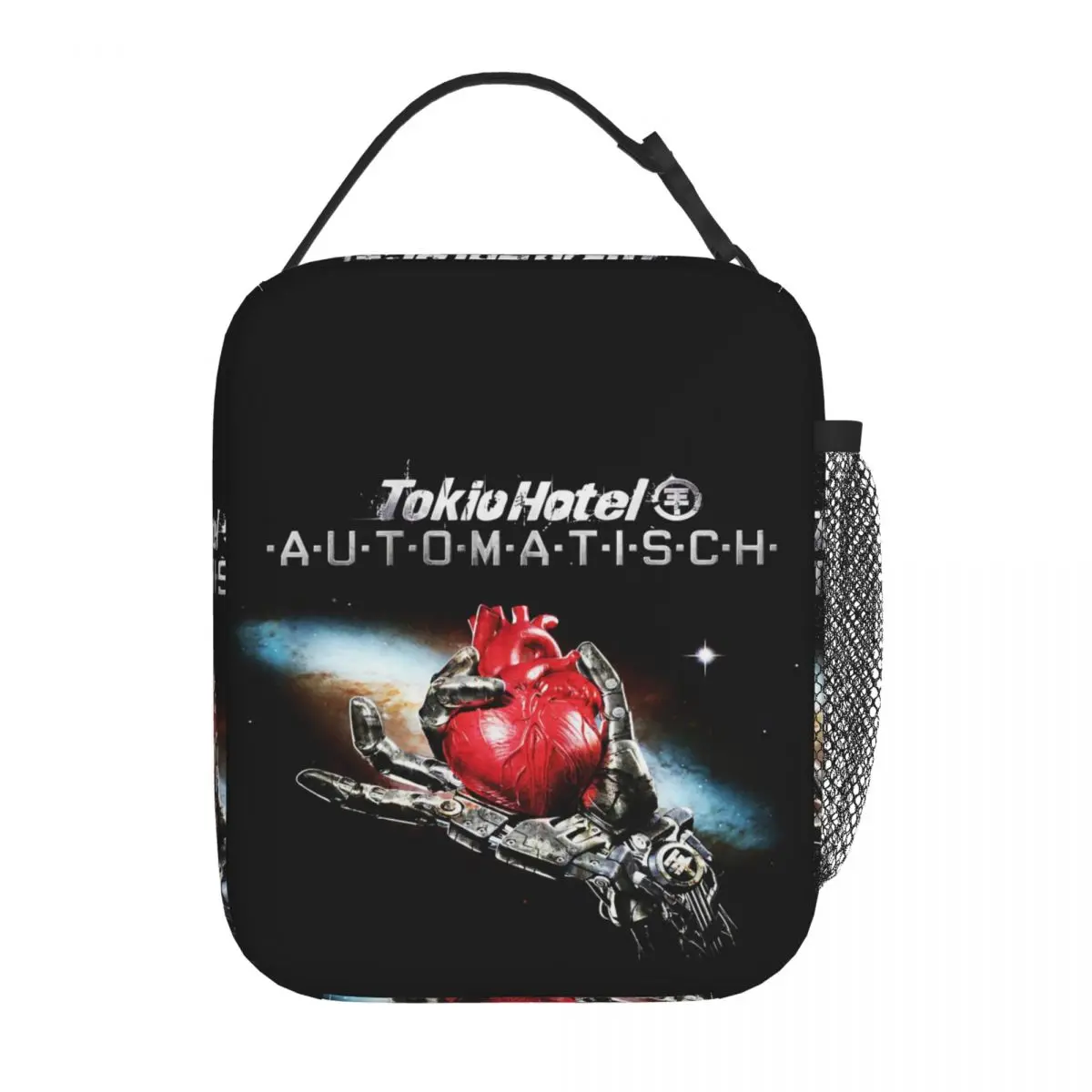 

Tokio Hotel Band Insulated Lunch Bag Cooler Meal Container Portable Tote Lunch Box for Men Women Work Outdoor