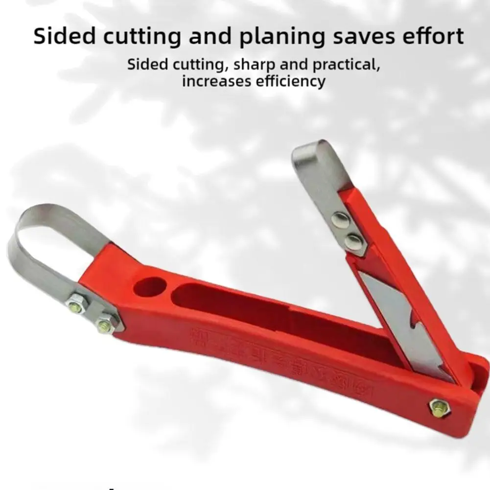 High-Carbon Steel Bark Peeler Scraping Tool for Garden Orchard Grafting Girdling Log Debarking Woodworking Hand Tools