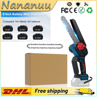 Nananuu 8 Inch Cordless Chainsaw High Hardness Chain For Makita BL1830 18V Battery BL1840 BL1850 BL1860 Electric Chain Saw Tool
