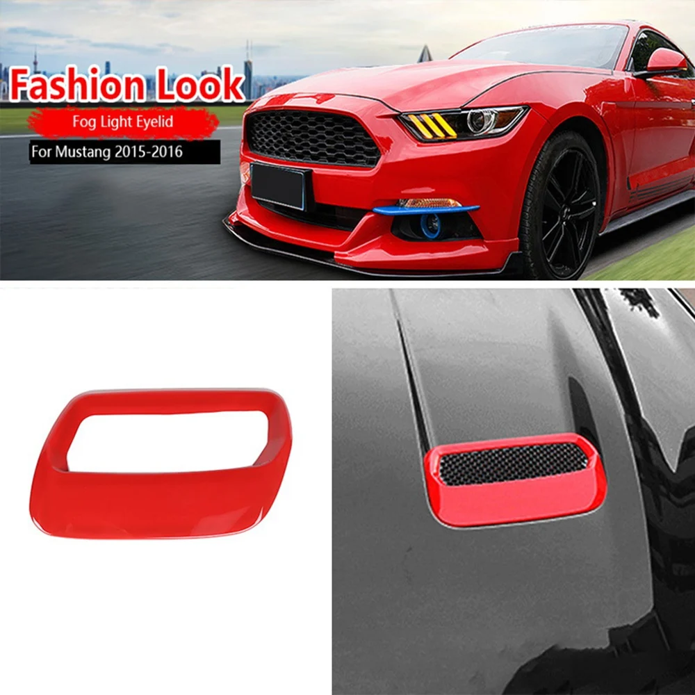 Car Hood Engine Cover Air Outlet Decoration Air Intake Scoop Accessories for Ford Ford Mustang 2018+