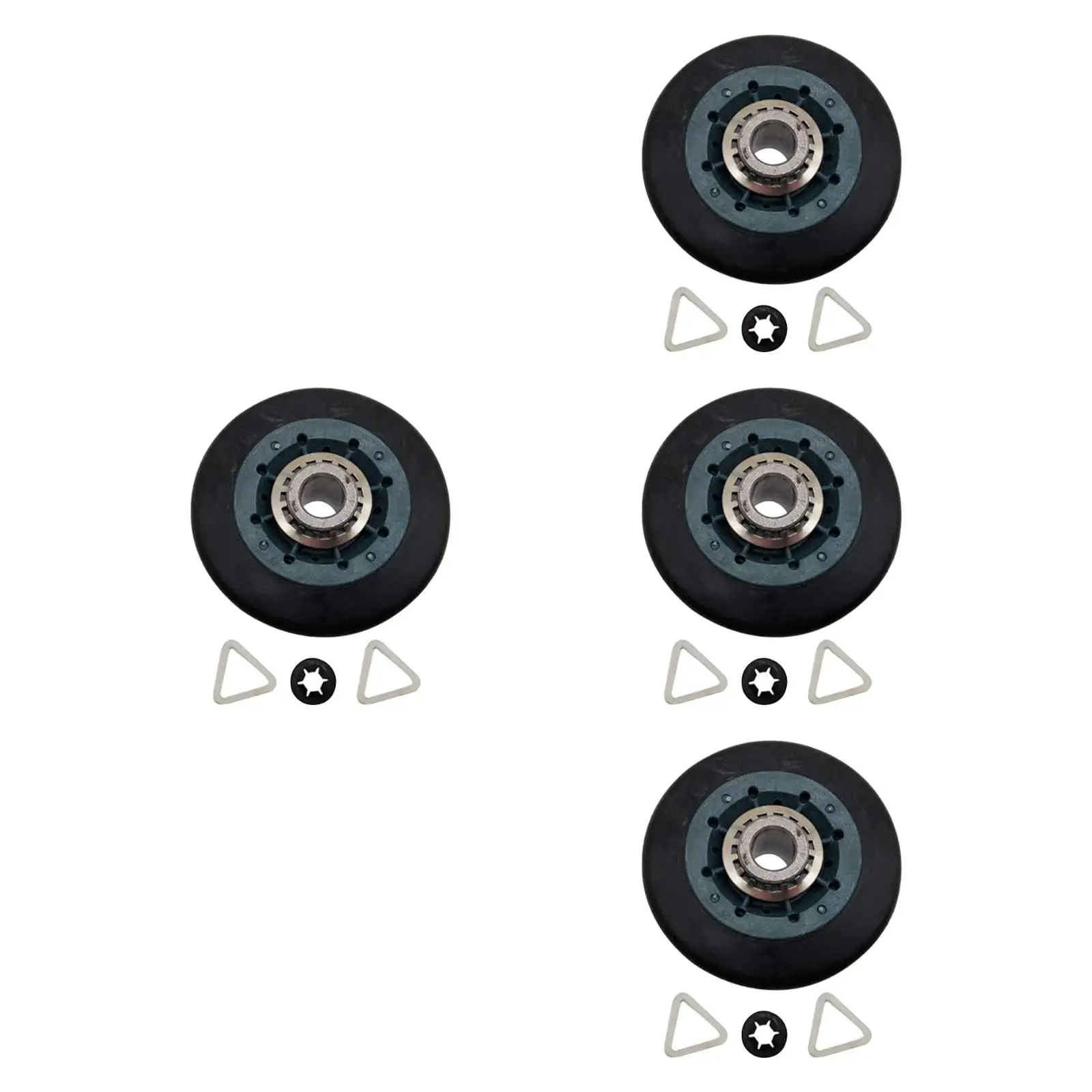 

4Pcs Dryer Drum Support Rollers for Dryer Washing Machine Repair Replacement