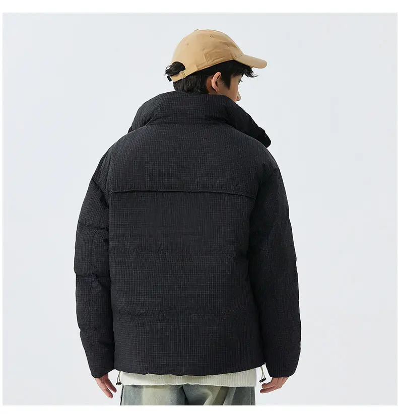 2023 casual stand collar coat solid color thick down jacket2023 casual stand collar coat solid color thick down jacket