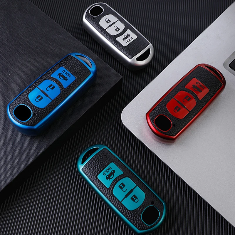 

Car Key Case for Mazda 6 3 CX5 CX-5 CX3 CX-3 CX7 CX8 CX-9 CX30 Demio Atenza Axela BL BM GJ Tpu Key Cover Car Accessories