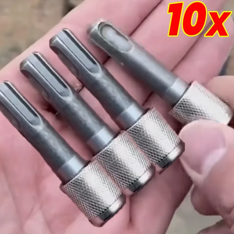 Adattatore per martello elettrico Conversione testa Biella Manicotto Adattatore per gambo Convertitore esagonale Adattatore da gambo tondo a gambo esagonale