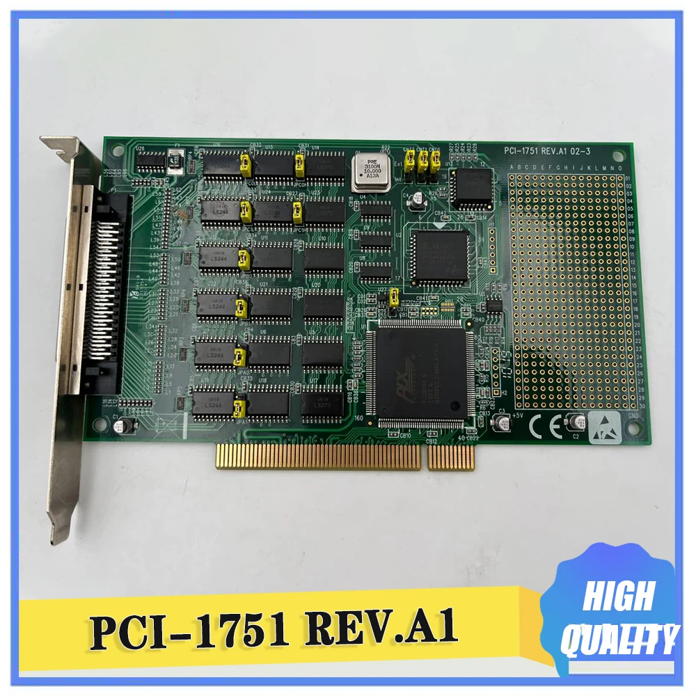 48-Channel Universal Digital I/O And Counting Card For Advantech PCI-1751 REV.A1