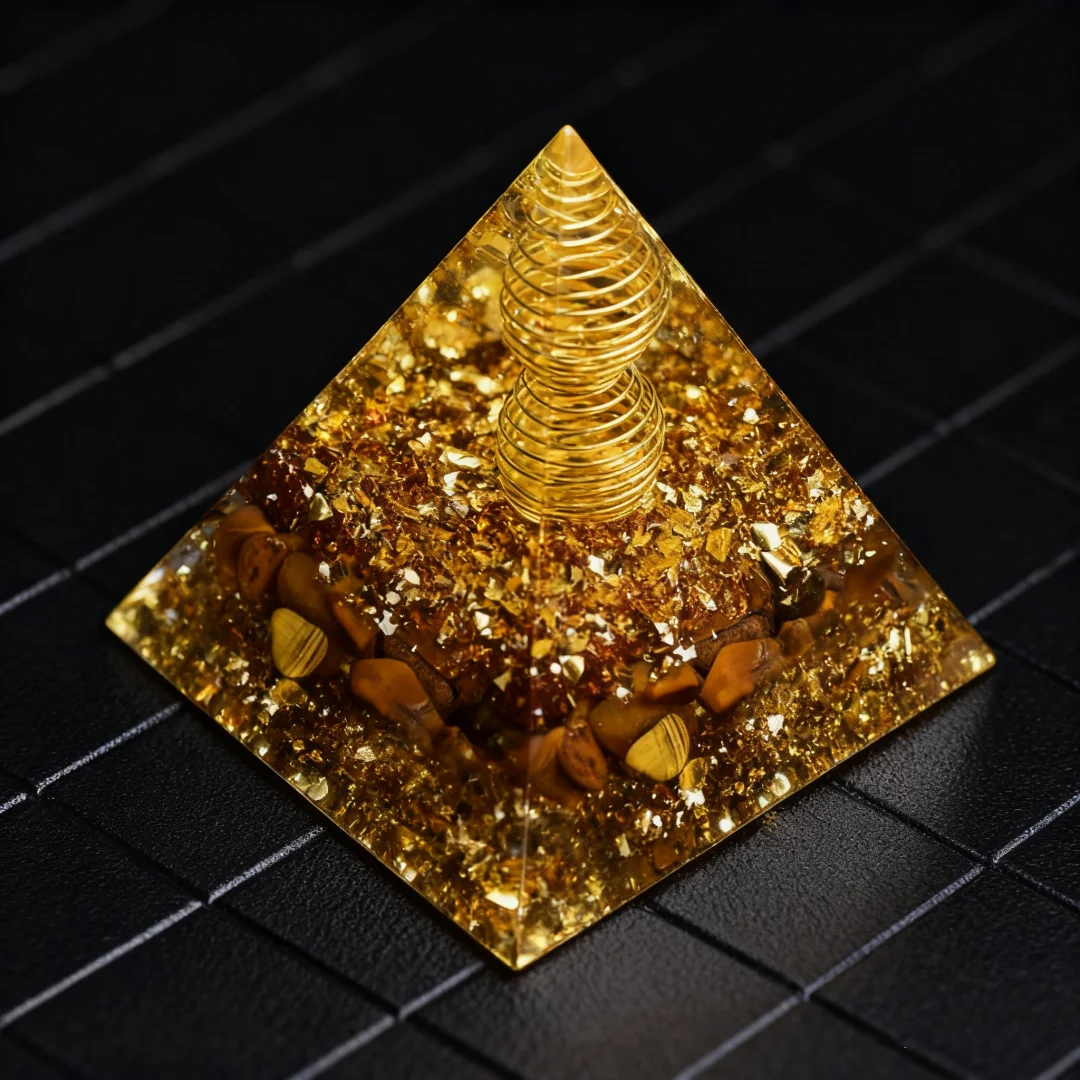 1 قطعة زخرفة بوطن تانجان سطح المكتب هودام الراتنج epuksi كيريكيل كريستال بيراميدا بولا كريستال ، كريستال الأورجانيت الهرم