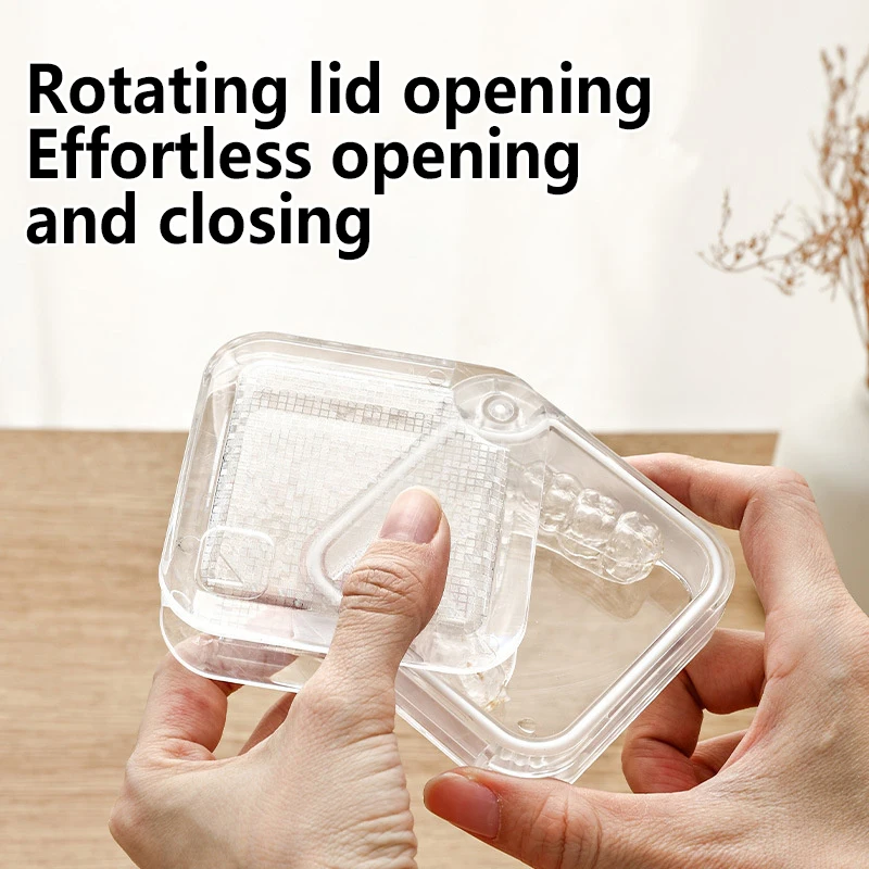 

Aligner Case Multi Functional Oral Care Storage Box Invisible Braces Retainer Dental Floss Case Mouth Guard Denture Storage