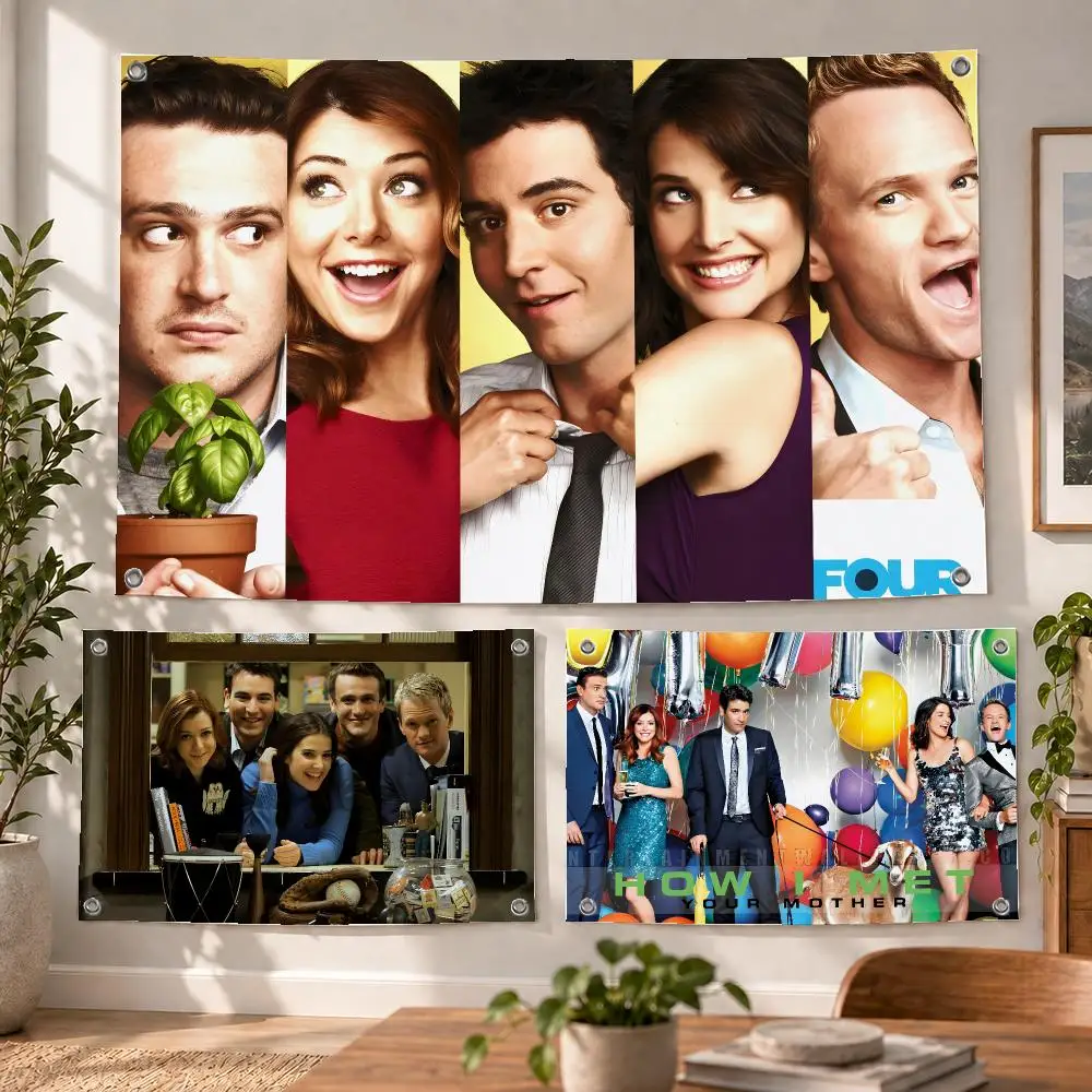 Game Creative How I Met Your Mother Flags Decorative Flag Banner Indoor Bedroom Dorm Gaming Room Wall Party Club Decor Fan Gift