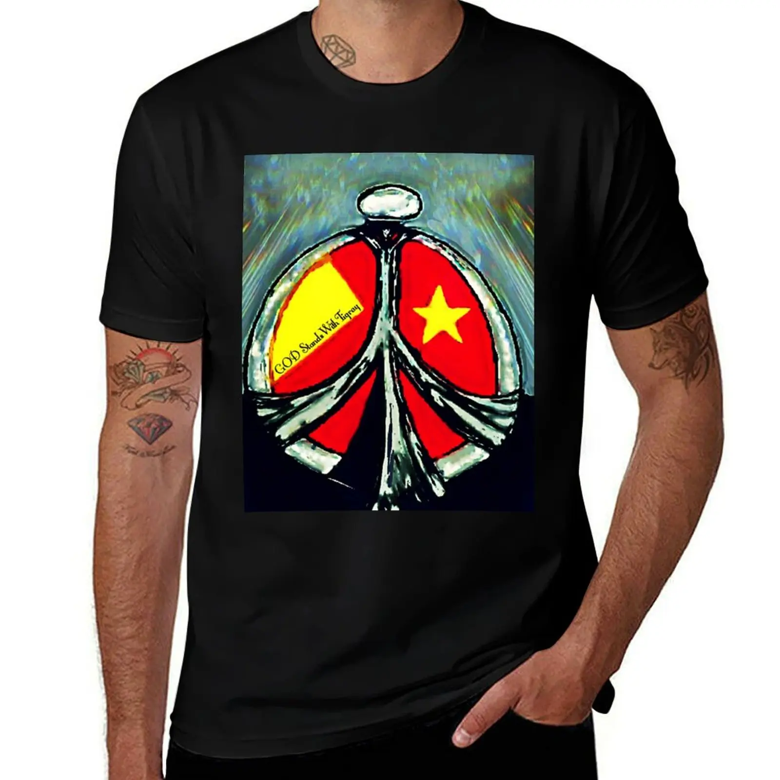 God Stands With Tigray ?? End #TigrayGenocide. I am donating 80% of these sales to help ?Tegaru People ??. God Bless You T-Shirt