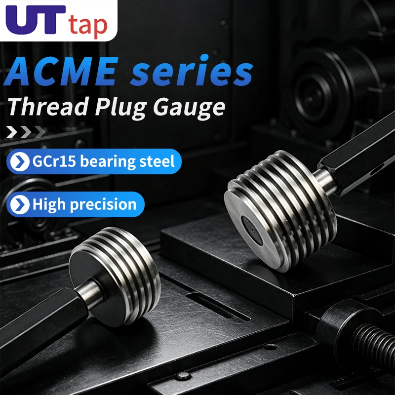 

UT TAP 1PCS 2G ACME Trapezoidal Thread Plug Gauge MeasureTool ACME1/4 5/16 3/8 7/16 1/2 5/8 3/4 7/8 1''- 1''1/8~1''3/4 Precision