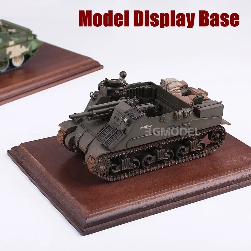 

Plastic Model Display Base Stand Static Model Platform Finished Model Wooden Holder for Modeler DIY Tool Round Square Shape