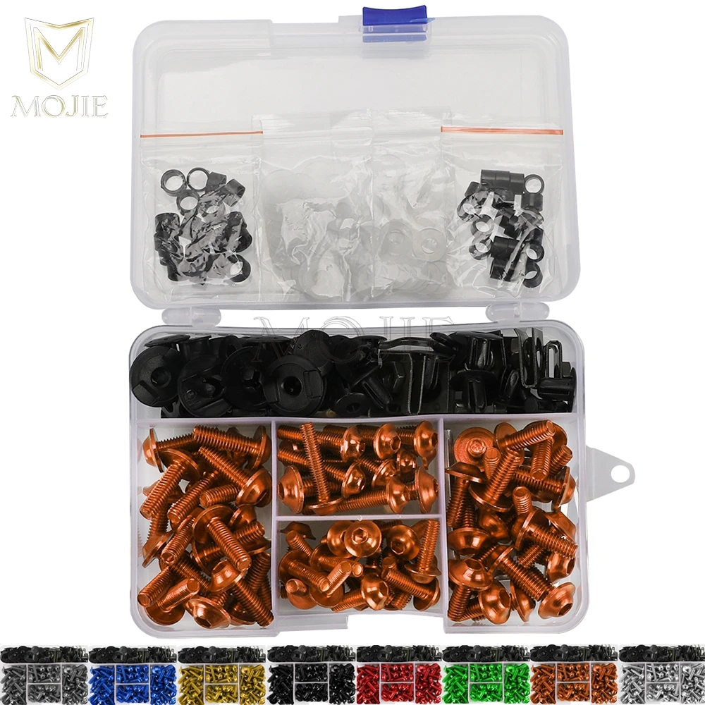 

For 125 200 250 390 640 690 790 890 DUKE 990 1290 Super Duke R GT Aluminum Fasteners Screws Sets Motorcycle Fairing Bolts Kits