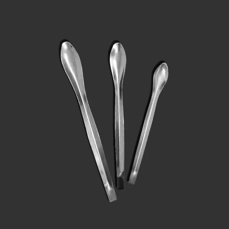 3pcs/Set Stainless Steel Medicinal Ladle Spoon Chemistry Experiment Pharmacy Lab Supplies 14cm 12.5cm 10.5cm