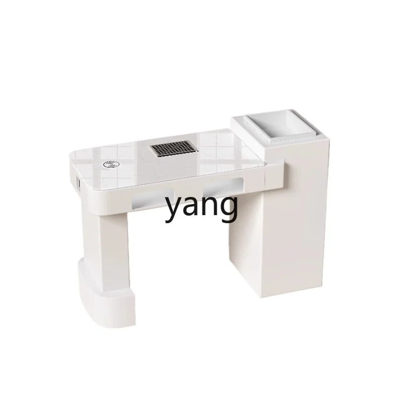 CX， Cream Wind Marble High Power Vacuum Cleaner Nail Art Table and Chair Set Full Set of High-end Combinations