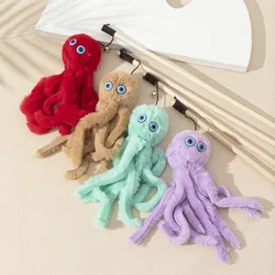 Funny Cat Stick Octopus Plush Pet Cat Toys Interactive Playing Toy for Cats Teaser Kitten Rod Wand Playing Toys Pet Accessories