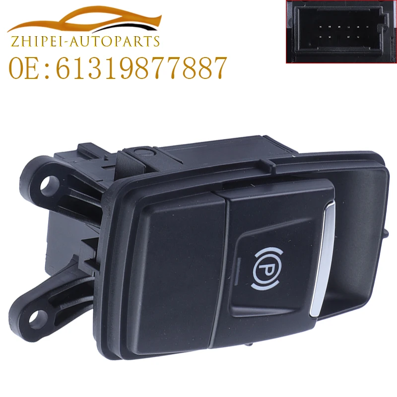 61319877887 Elektronischer Parkbremsen-Steuerschalter Handbremsknopf 61316822523 Für BMW 1er Serie X1 X2 F52 F49 F48 2015-2023 – Detail 1