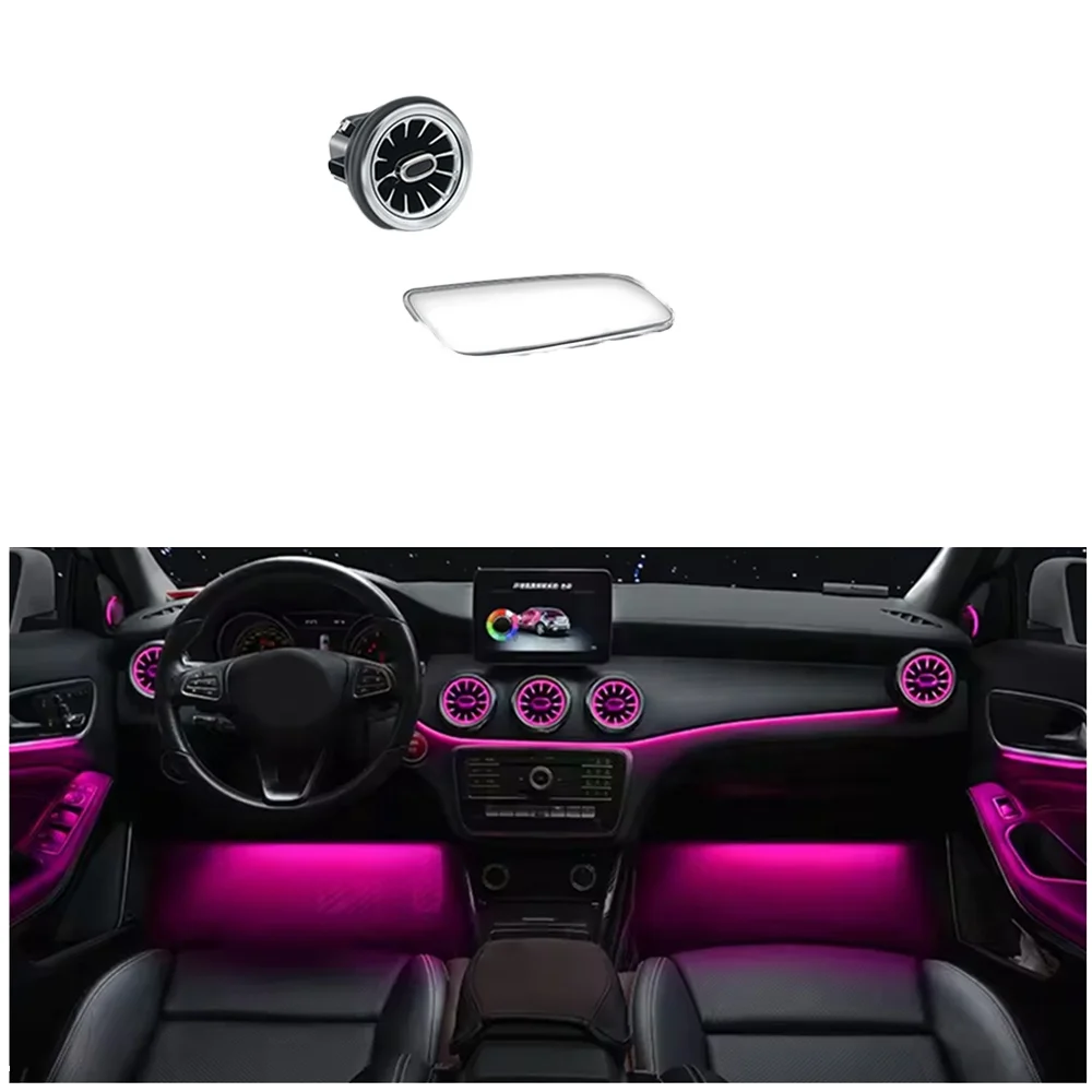 

CLA W117 Ambient Interior Lights 12 Colors For Mercedes W117 W156 W176 Air Vent And Auto Interior Lighting