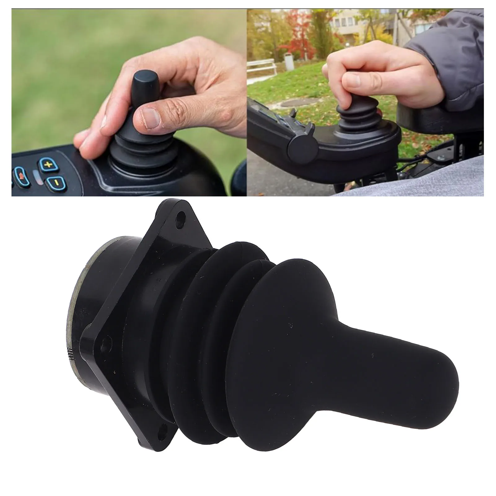 Rotating Control Rocker DC5V X and Y Double Axes 360 Degree Rotation Hall Effect Joystick  Design for Security System