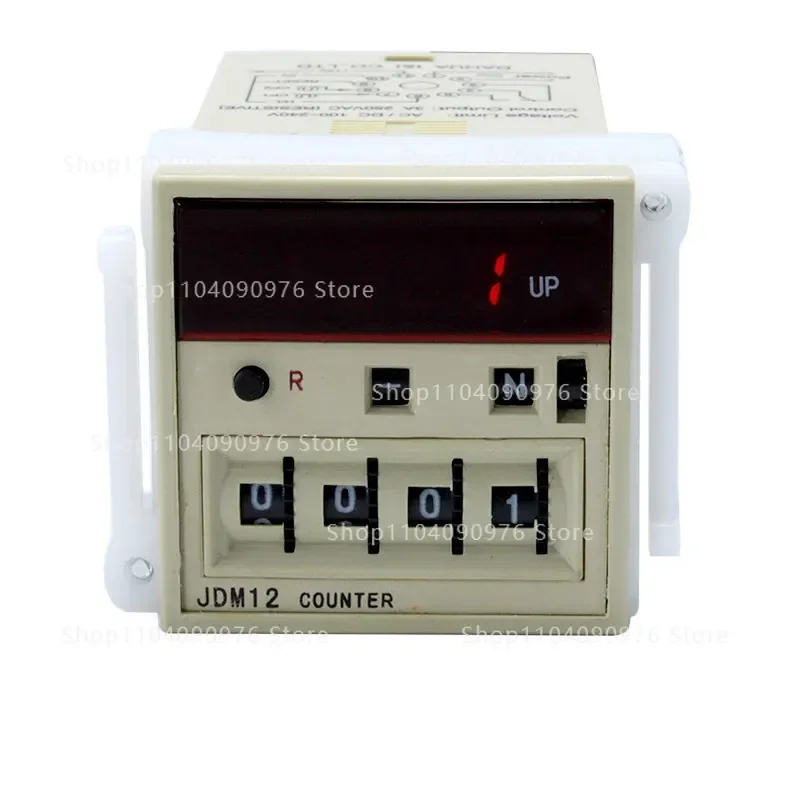 JDM12 counter, can count down power outage memory multi-mode high speed, switch signal