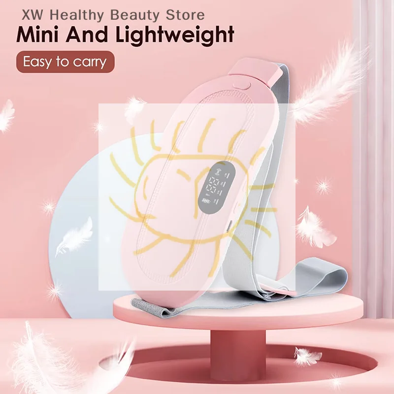 

Грелка для менструальных спазмов, 3-скоростная регулировка, портативная беспроводная перезаряжаемая грелка для облегчения менструального боли, электрическая