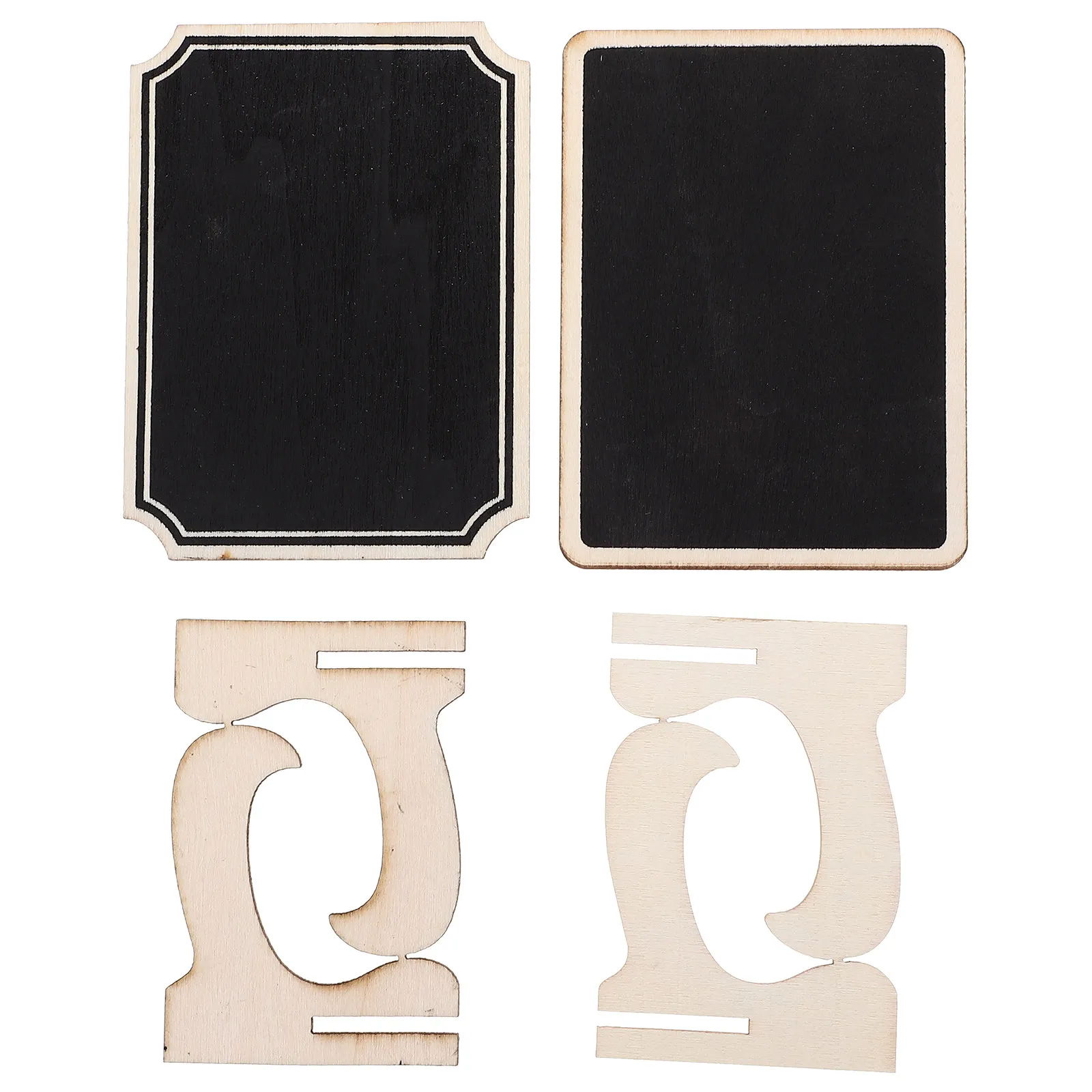 20Pcs Small Chalkboard Signs Blackboard for Tabletop Decoration Restaurant Bakery Wedding Chalkboard Label Erasable Message