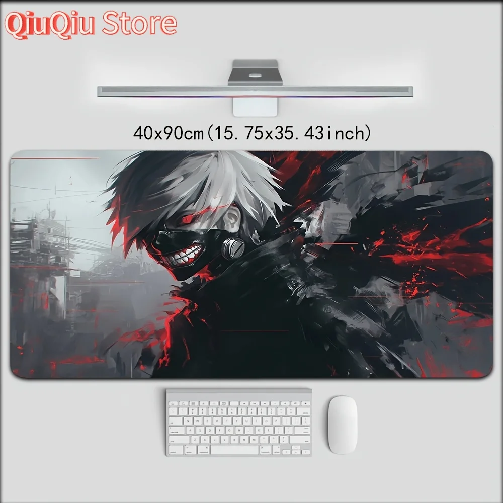 

Tokyo Ghoul Anime Gaming Mouse Pad - Large Size 40x90cm/40x80cm/30x80cm/30x70cm/30x60cm, Non-Slip Rubber Base, High-Quality Prin