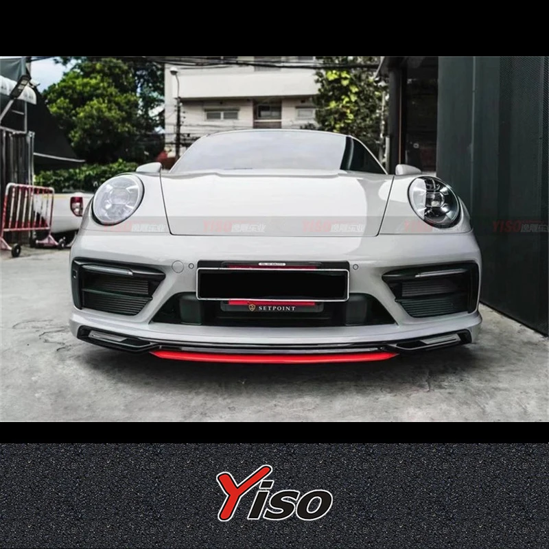 

Подходит для модернизированной карбоновой отделки Tehiat 992 911, чтобы закрыть аэродинамический комплект Empennage передней и задней губы Techart.