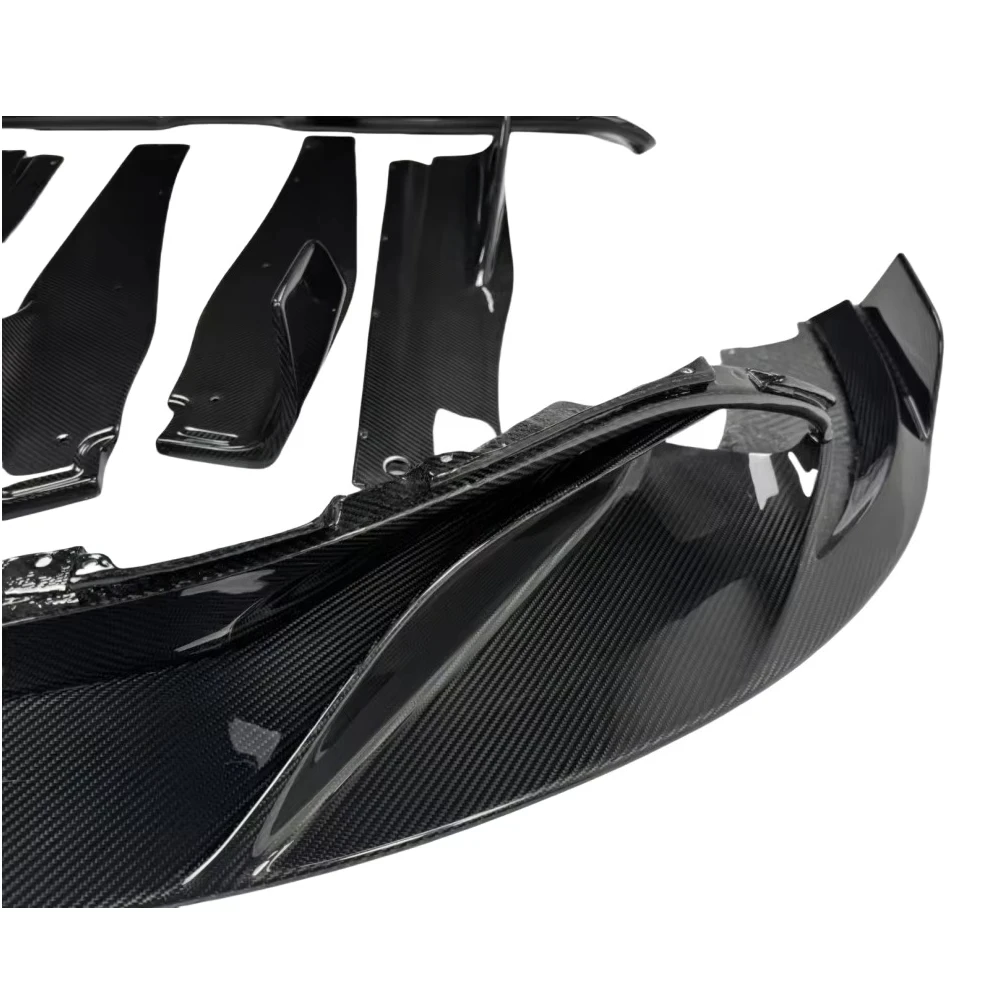 High Glossy Dry Carbon Fiber Body Kit for McLaren 720S Spider Car Bumper Front Lip Side Skirts Rear Spoiler