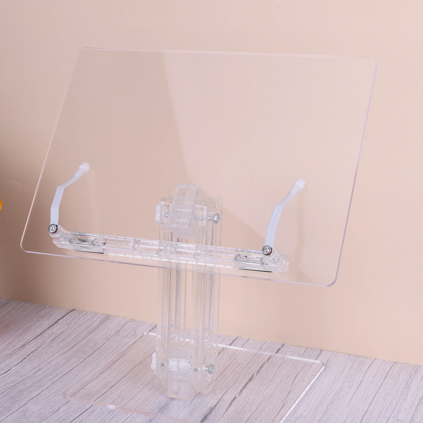 

Acrylic Tablet Stand 180° Rotation Transparent Tablet Holder Adjustable Tablet Bracket Desk Stand for iPad Book Desktop Holder