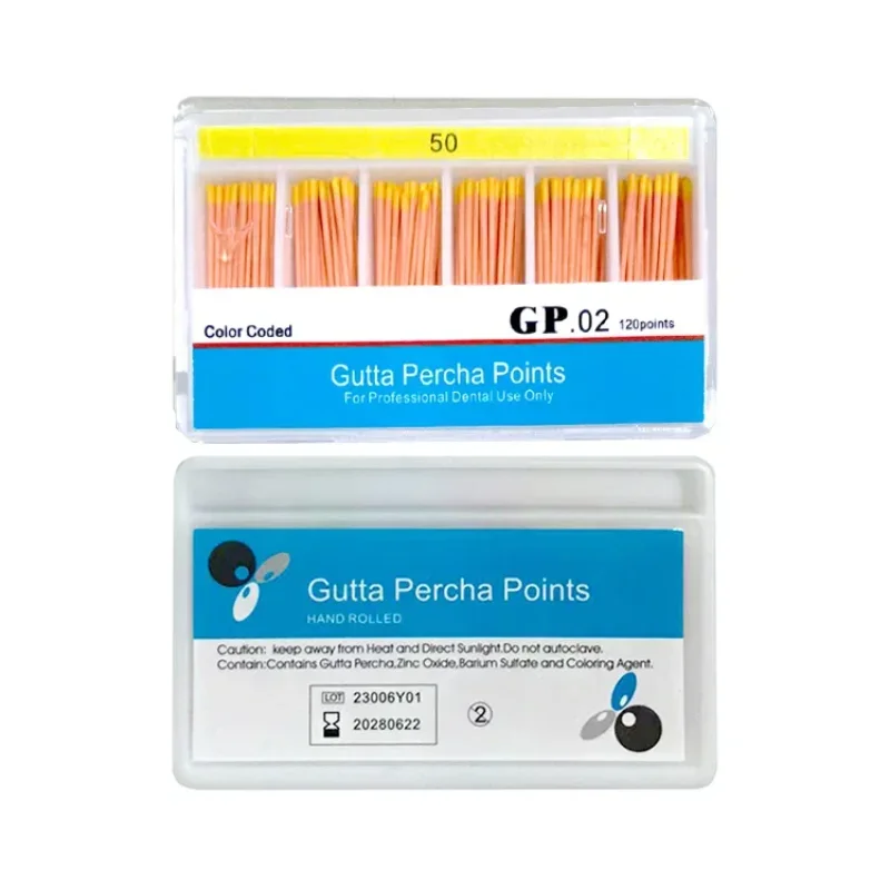 AG 5Box Dental Gutta Percha Points F1 F2 F3 F4 F5 #02 #04 #06 Dental Material Gapadent Gutta Percha Points Gutta Percha Points