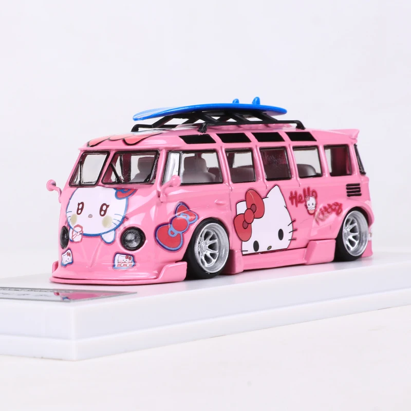 Druckguss Auto Modell 1/64 Maßstab Volkswagen vw t1 rwb Bus Auto Modell Simulation Legierung Volkswagen Bus Fahrzeug Sammlung Ornament