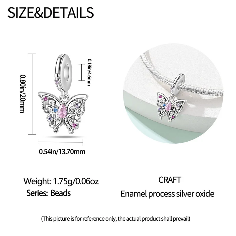 New In Silver Color Romantic Classic Series Guardian Flower Beads Fit Pan 3MM Bracelet DIY Charm Pendant Woman Jewelry Hot Sale