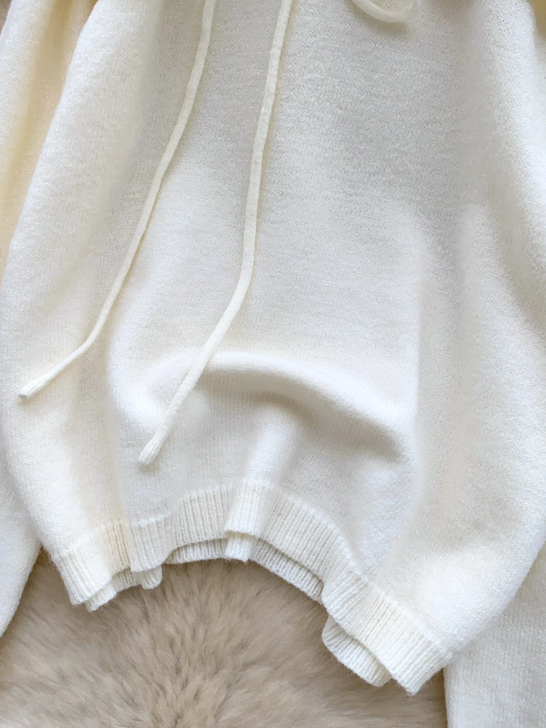 

Sweet Heart oulder Bared Long Sve Knitted Sweater Women's Lazy Sle Casual Loose Knitted Top round Ne Warm Thermal