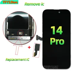 Remove ic OLED Display For iPhone 15 15 Pro 15Pro Max 14plus 14p 13 14 LCD Solve Non-Genuine Screen Pop Up Problem