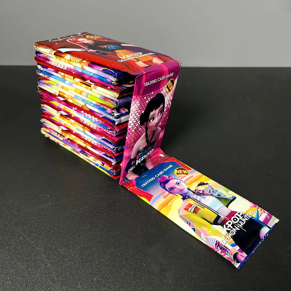 6-Pack Random Demon Hunter WLB Micro-Holo Rare Cards Collection Set, K-Style Anime TCG for Fans Gift, Trading Card Game Accessor