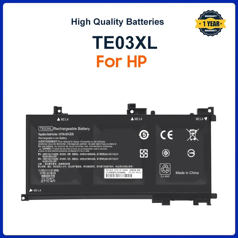 TE03XL Laptop Battery For HP OMEN 15-bc011TX 15-bc012TX 15-bc013TX 15-AX015TX AX017TX TPN-Q173 HSTNN-UB7A 849910-850