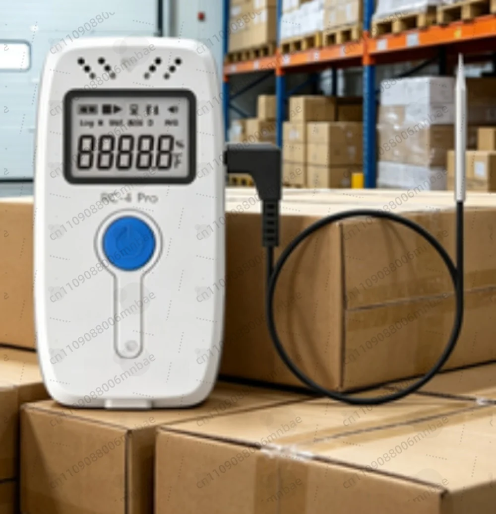 RC-4 PRO Temperature Data Logger ABS Material Pharmacy Refrigerators Thermohygrometer Drug Monitor Cold