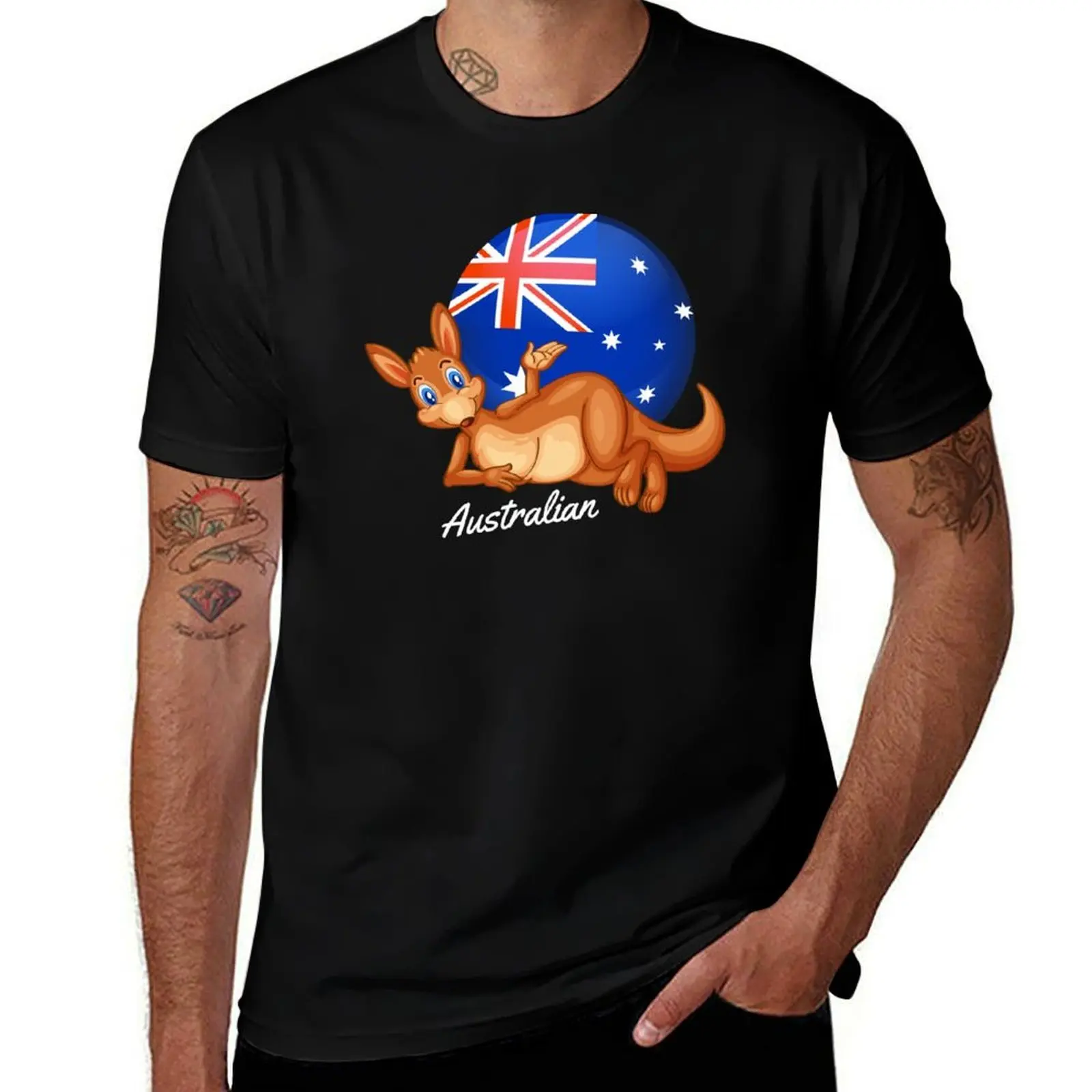 

Australian flag map T-Shirt t shirt personalised essential t shirt t shirt men 100% cotton luxury brand T-Shirt