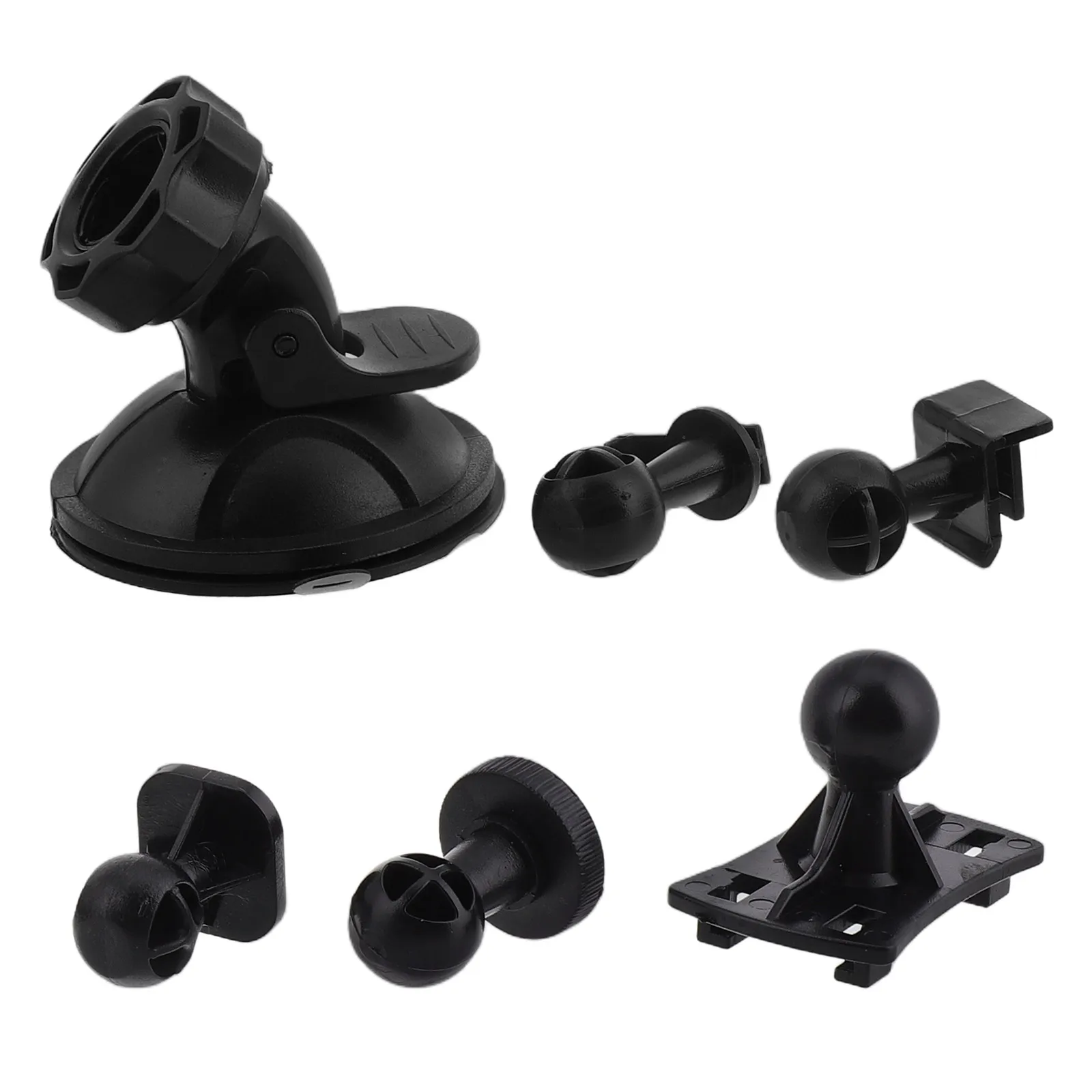 

6 Pcs Tachograph Bracket Camera Suction Cup Holder Square Buckle Pvc Mount for Car