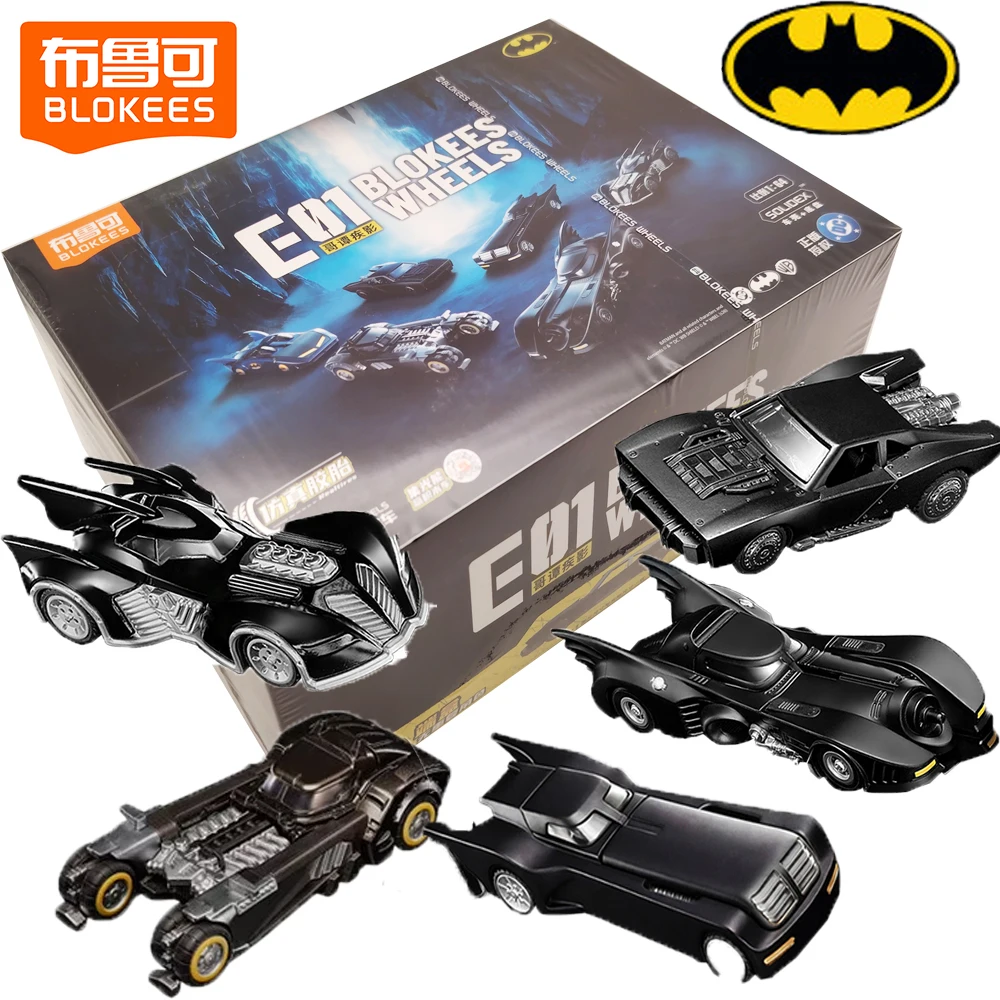 

New Blokees Official THE BATMAN E01 Series Blind Box High Detailed Exquisite Car Collectible Model Decorative Toys Kids Gifts