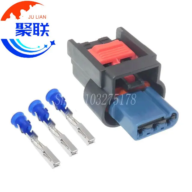 1 Set 3 Pin 13893234 Car Wiper Water Spray Sensor Wire Socket for Ford Auto Steering Wheel Connector