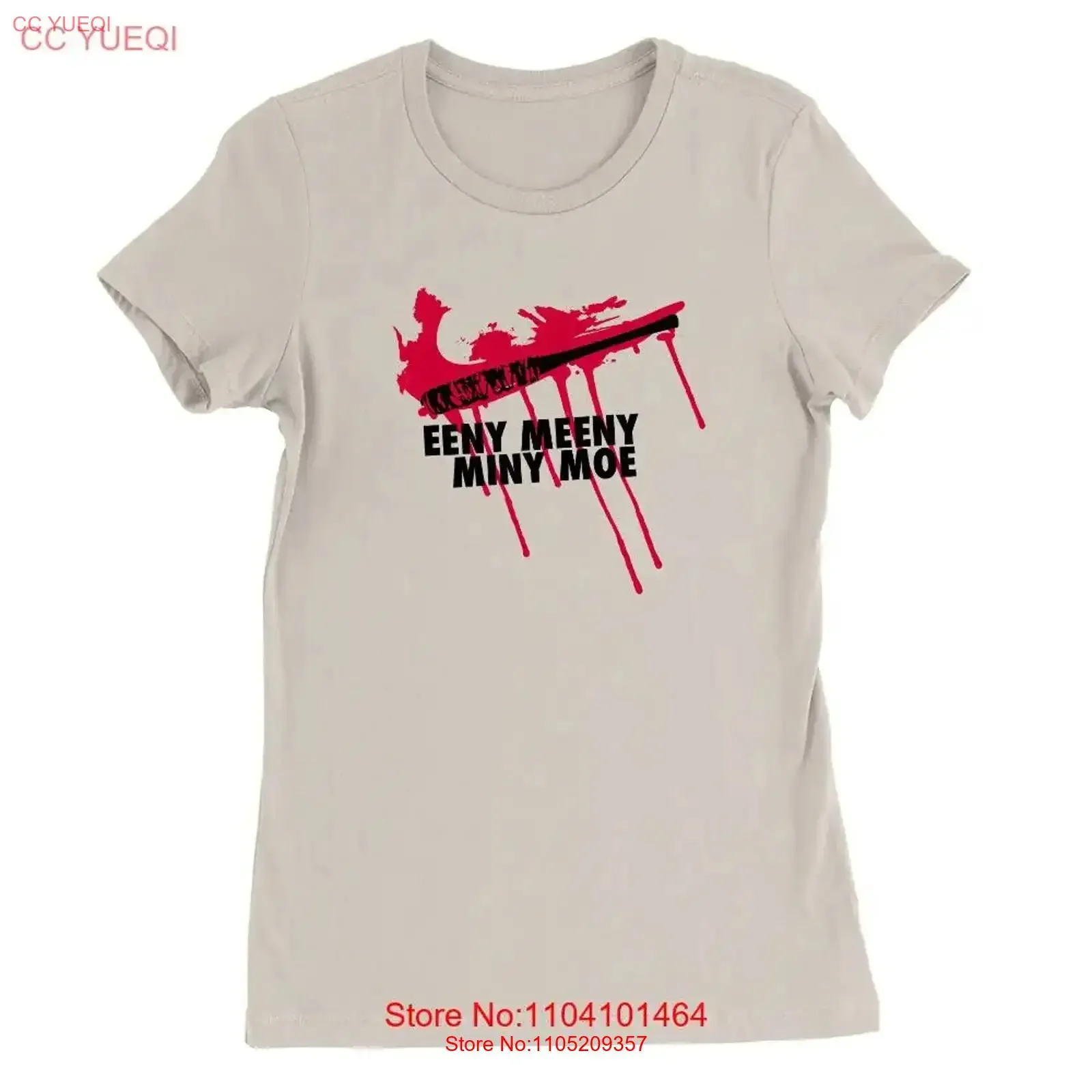 eeny-meeny-miny-moe-t-shirt-femme-walking-dead-negan-lucille-parody-top-vintage-lave-vetements-de-createurs-polyvalent