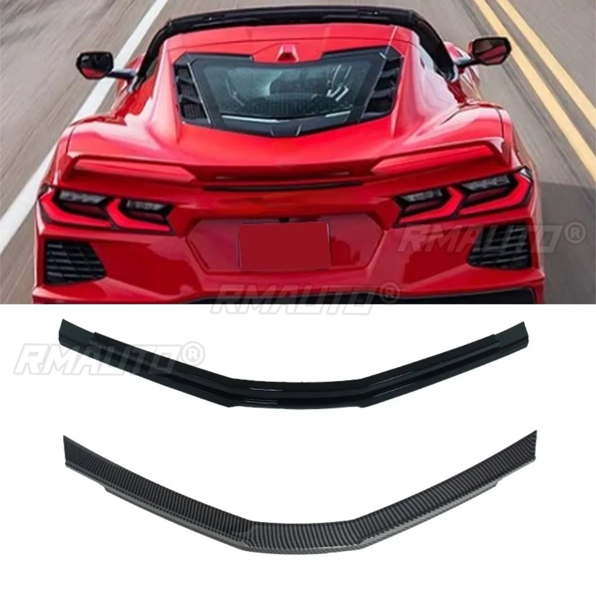 

For Chevrolet Corvette C8 2020-2024 Car Rear Spoiler Wing Modification Part Rear Spoiler Wing Car Accessories Exterior Part