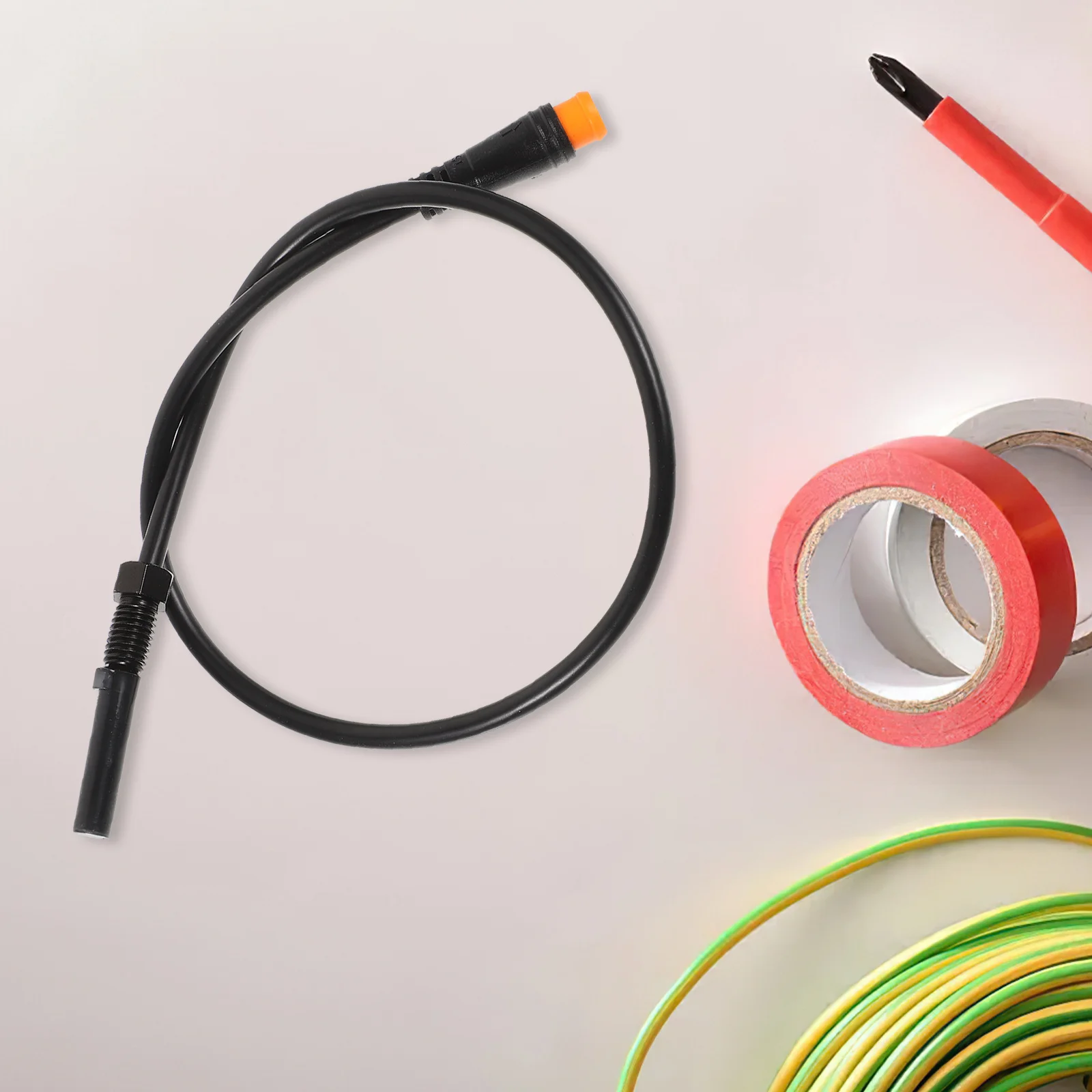 

Electric Bike Brake Cable Rubber Coated Copper Wire For Smooth Durable Performance Bicycle Brake Lines Replacement