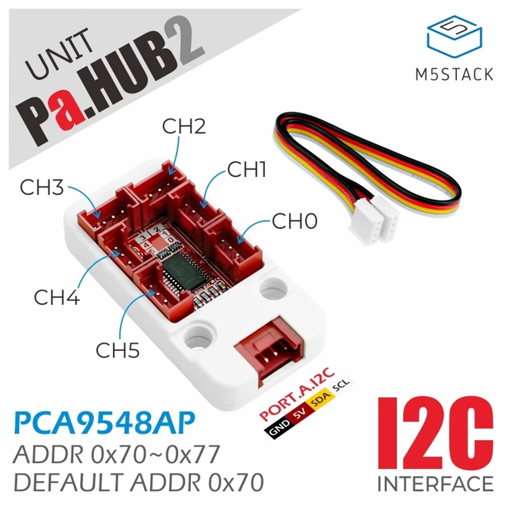 

M5Stack development board PaHUB Expansion Module I2C expansion board PCA9548APW